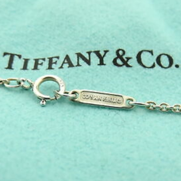 Stunning VERY RARE Rhombus 1837 necklace by TIFFANY & CO / 925 Sterling Silver - Picture 5 of 9